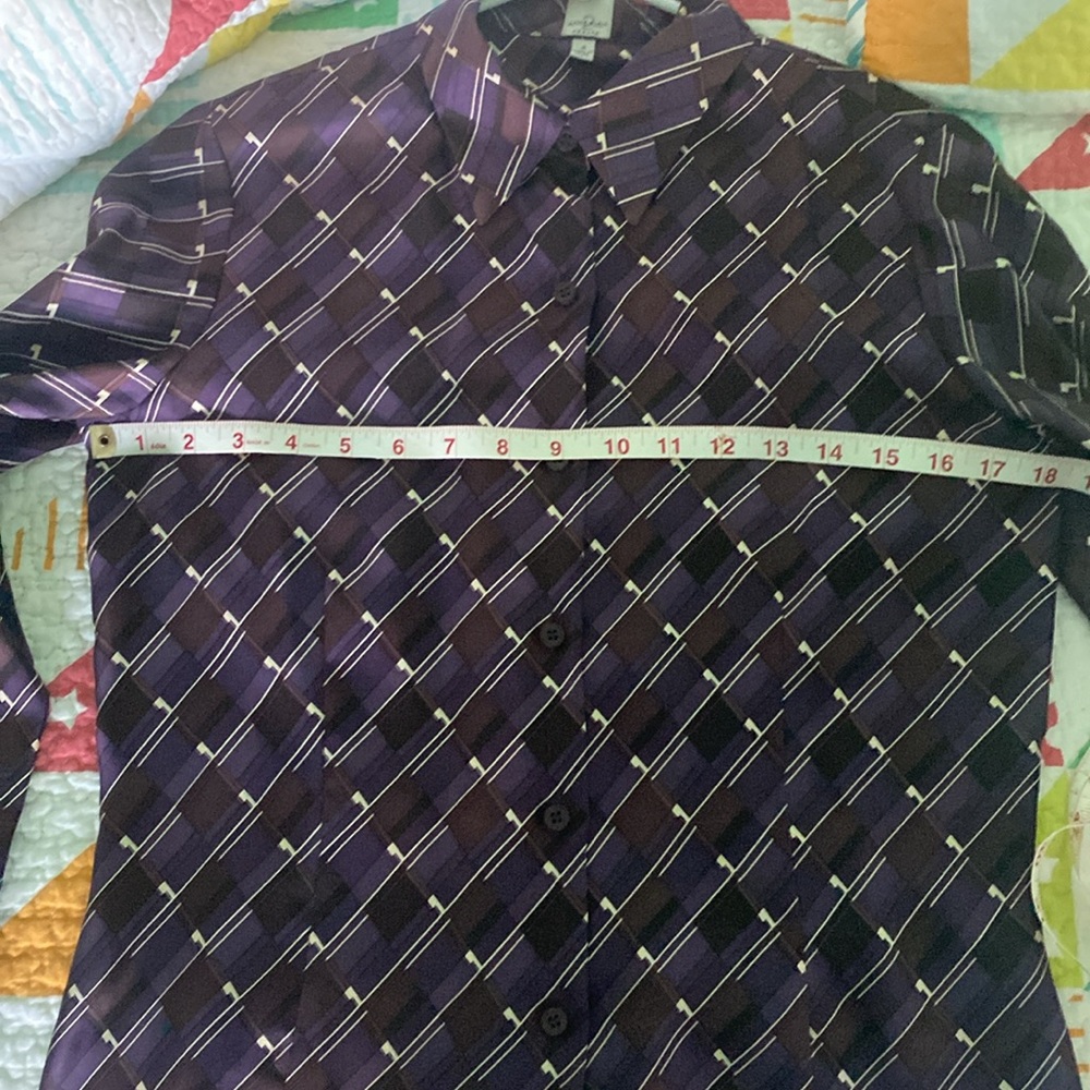 Anne Klein silk blouse - Picture 5 of 6